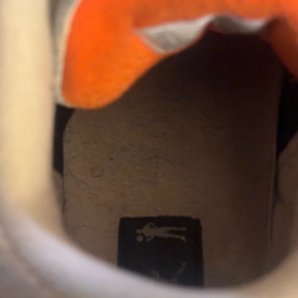 Jordan Black Brown Grey Orange Accent Sneakers